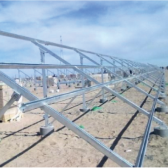 太陽光発電用溶融亜鉛メッキ鉄架台
