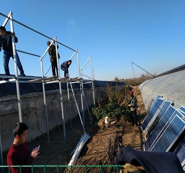 太陽光発電農業温室架台-山東