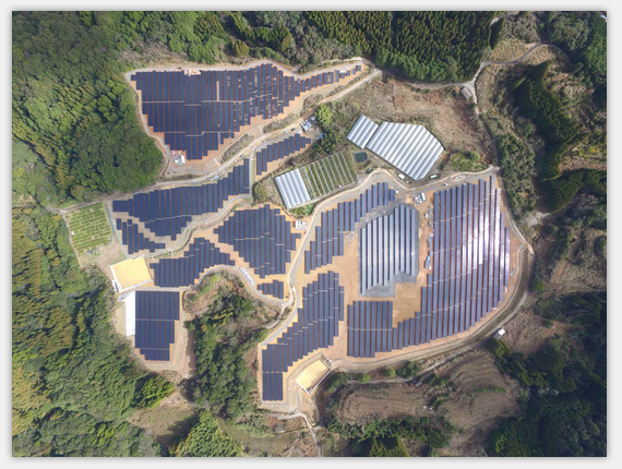 鹿児島7.5MW太陽光発電所設置完成